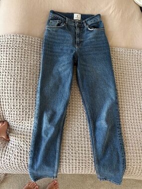 Anine Bing Mid-Blue Denim Jeans